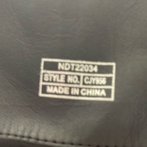 Women’s tall black boots.